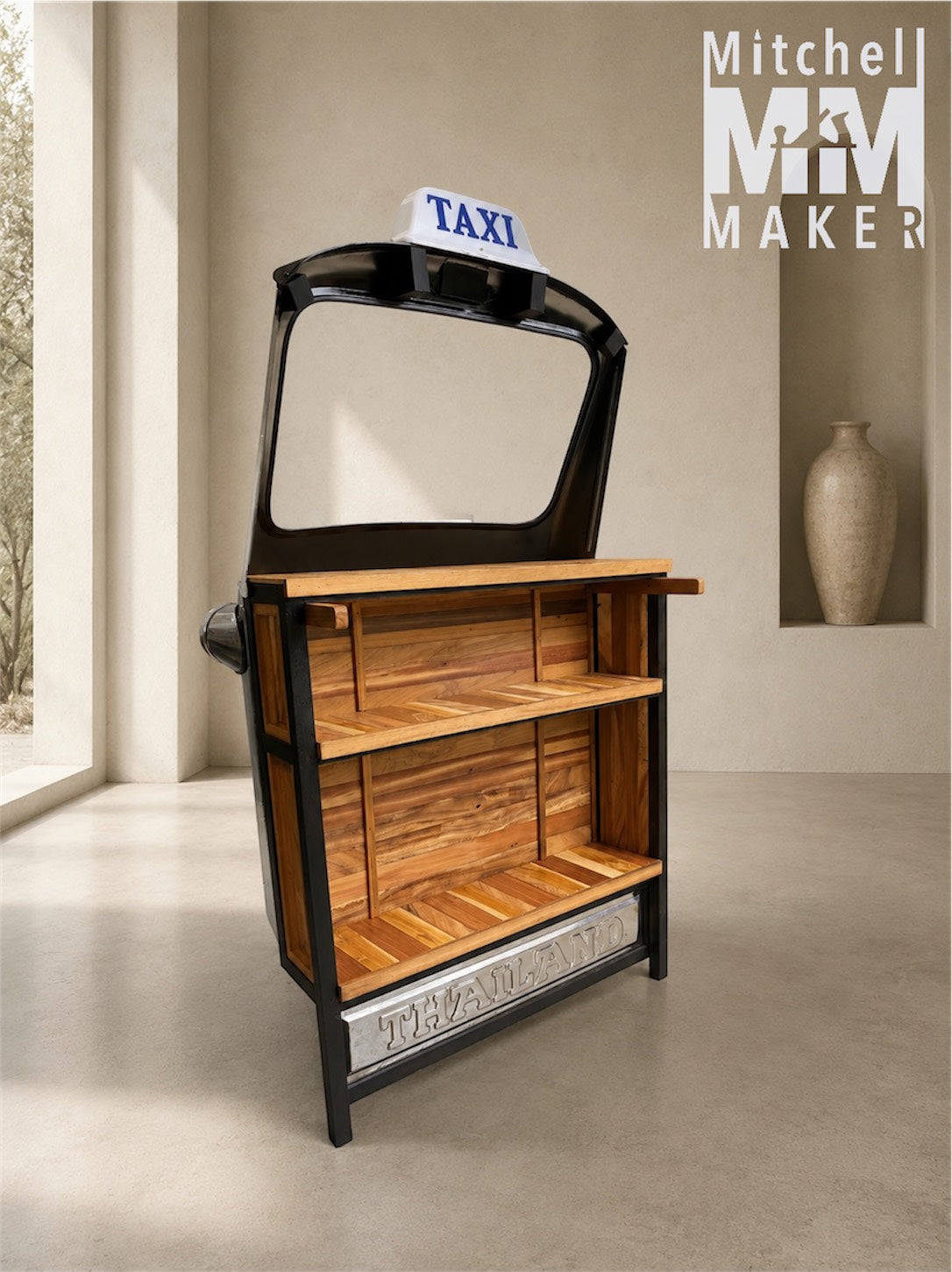 Tuk Tuk Bar Cart