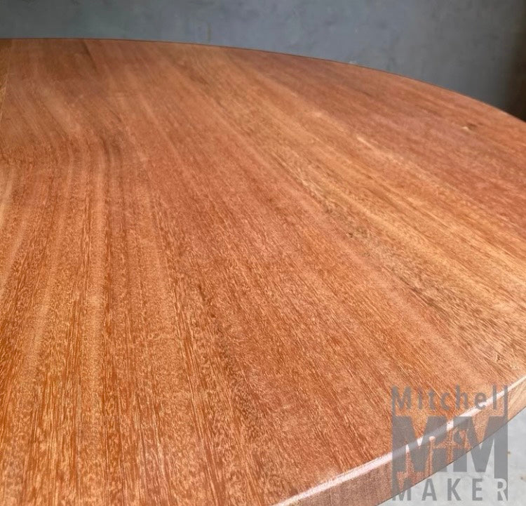 Handcrafted Round Solid Wood Table