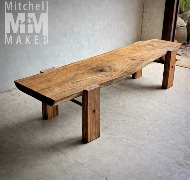 Solid Wood Bench
