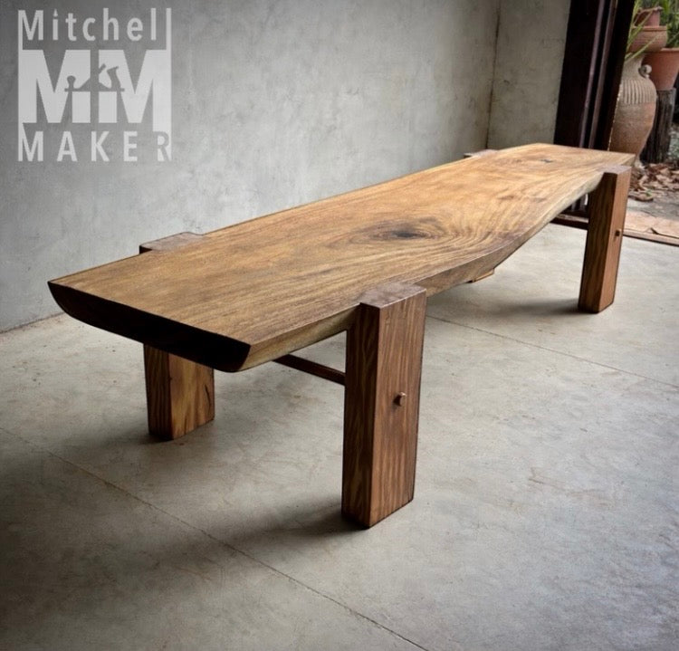 Solid Wood Bench