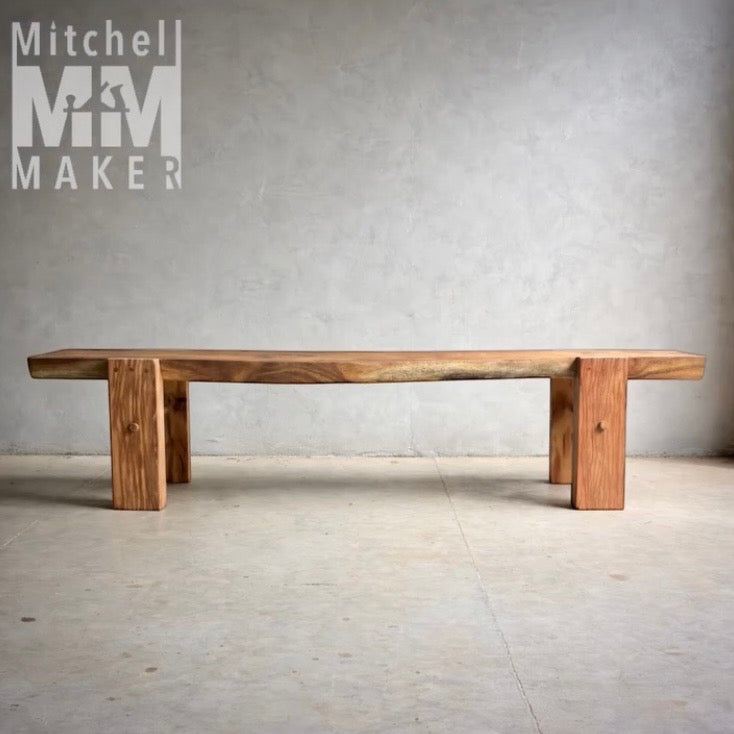 Solid Wood Bench
