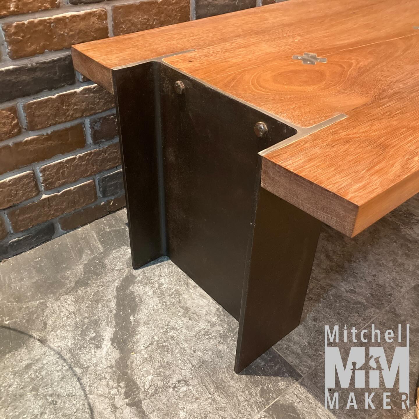 Industrial Beam Coffee Table