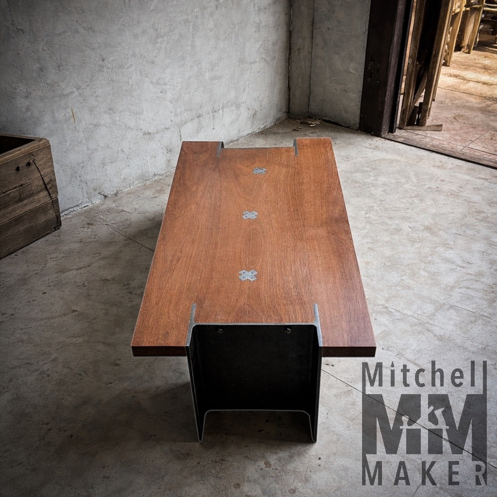 Industrial Beam Coffee Table