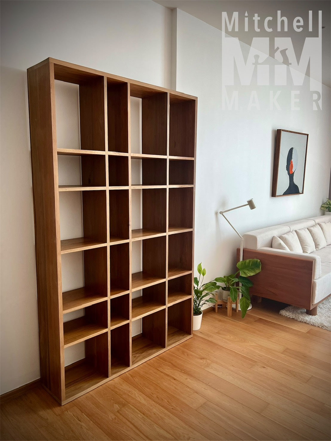 Solid Teak Shelving