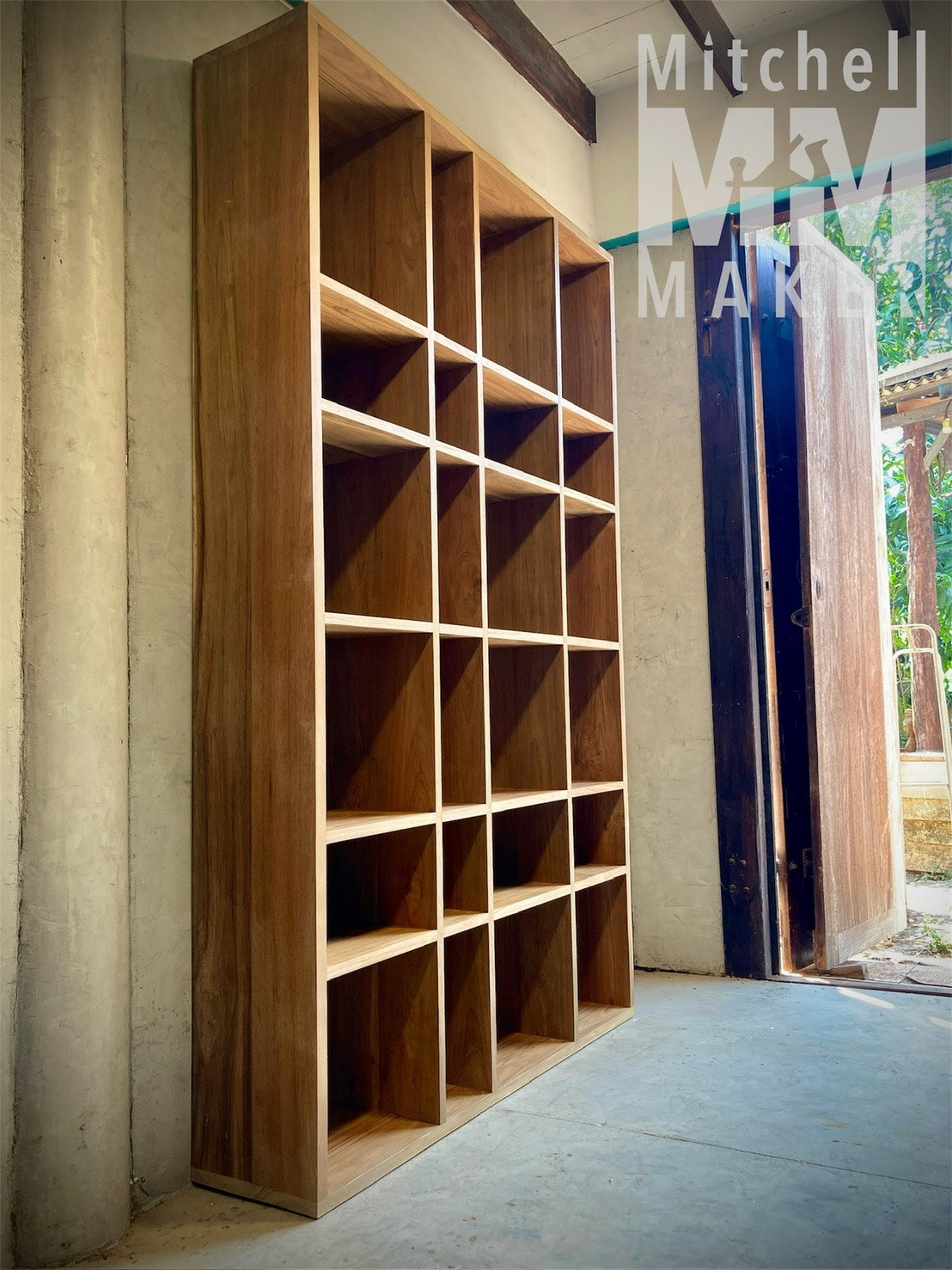Solid Teak Shelving