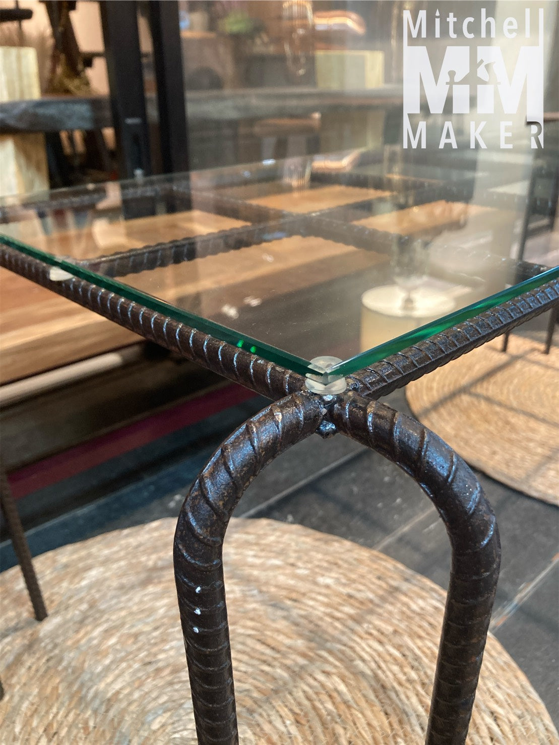 Industrial Grid Coffee Table