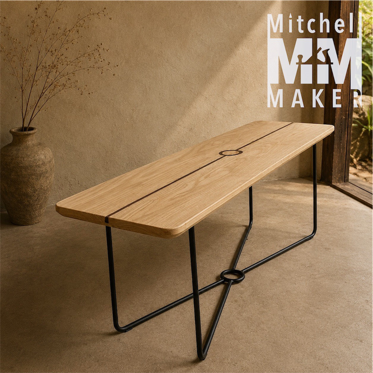 Branded Ash Coffee Table