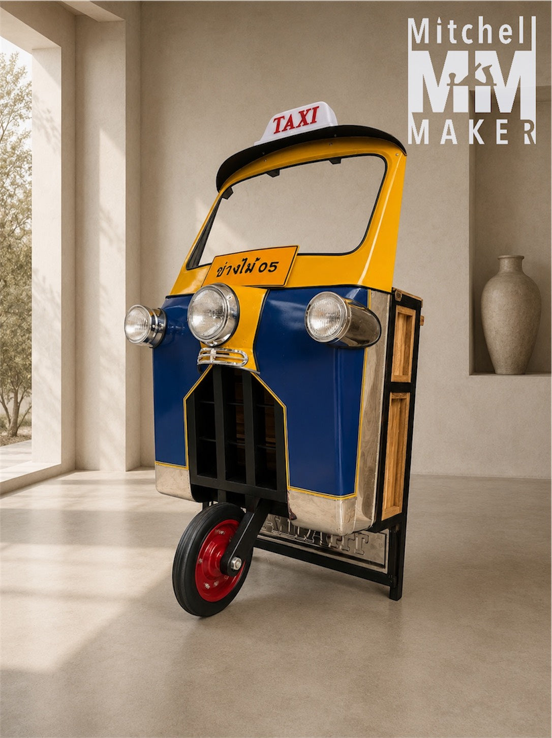 Tuk Tuk Bar Cart