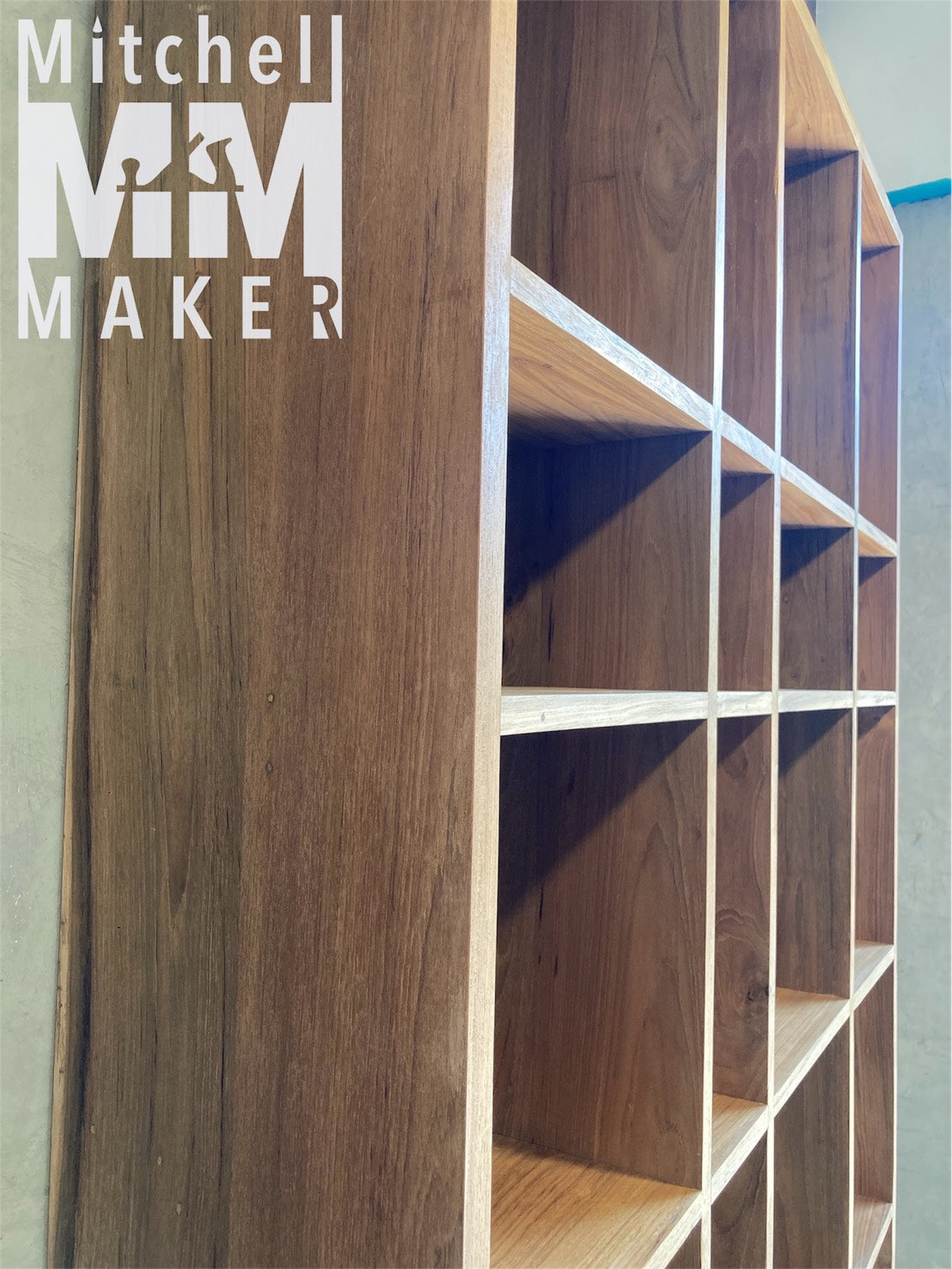 Solid Teak Shelving