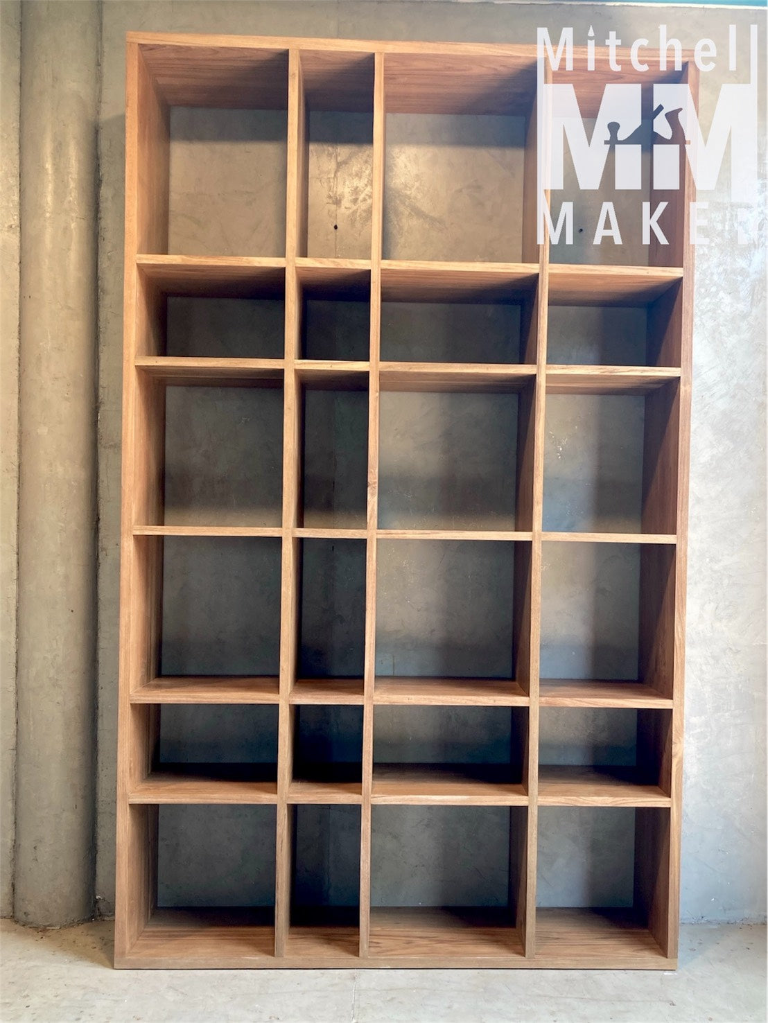 Solid Teak Shelving