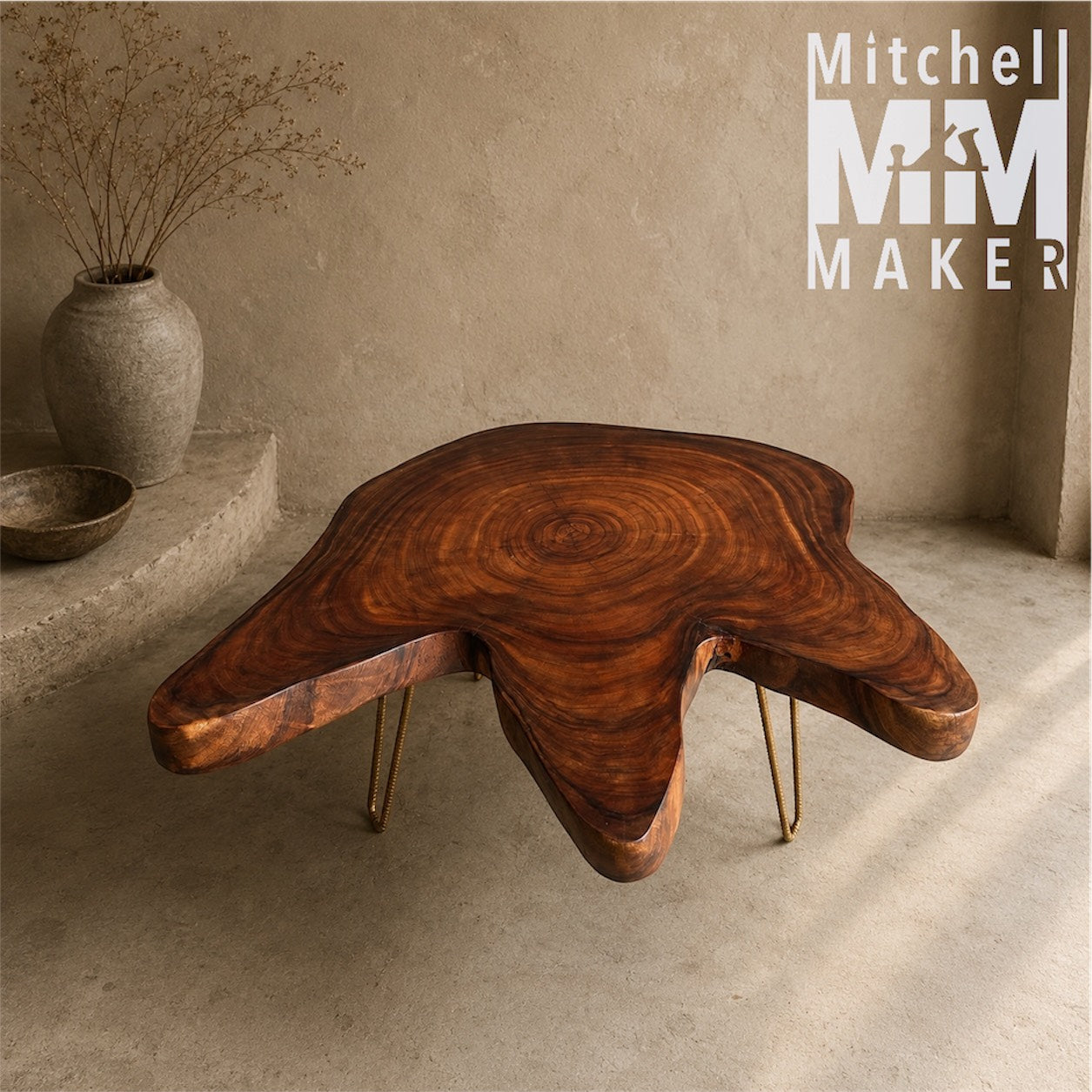 Organic End Grain Coffee Table