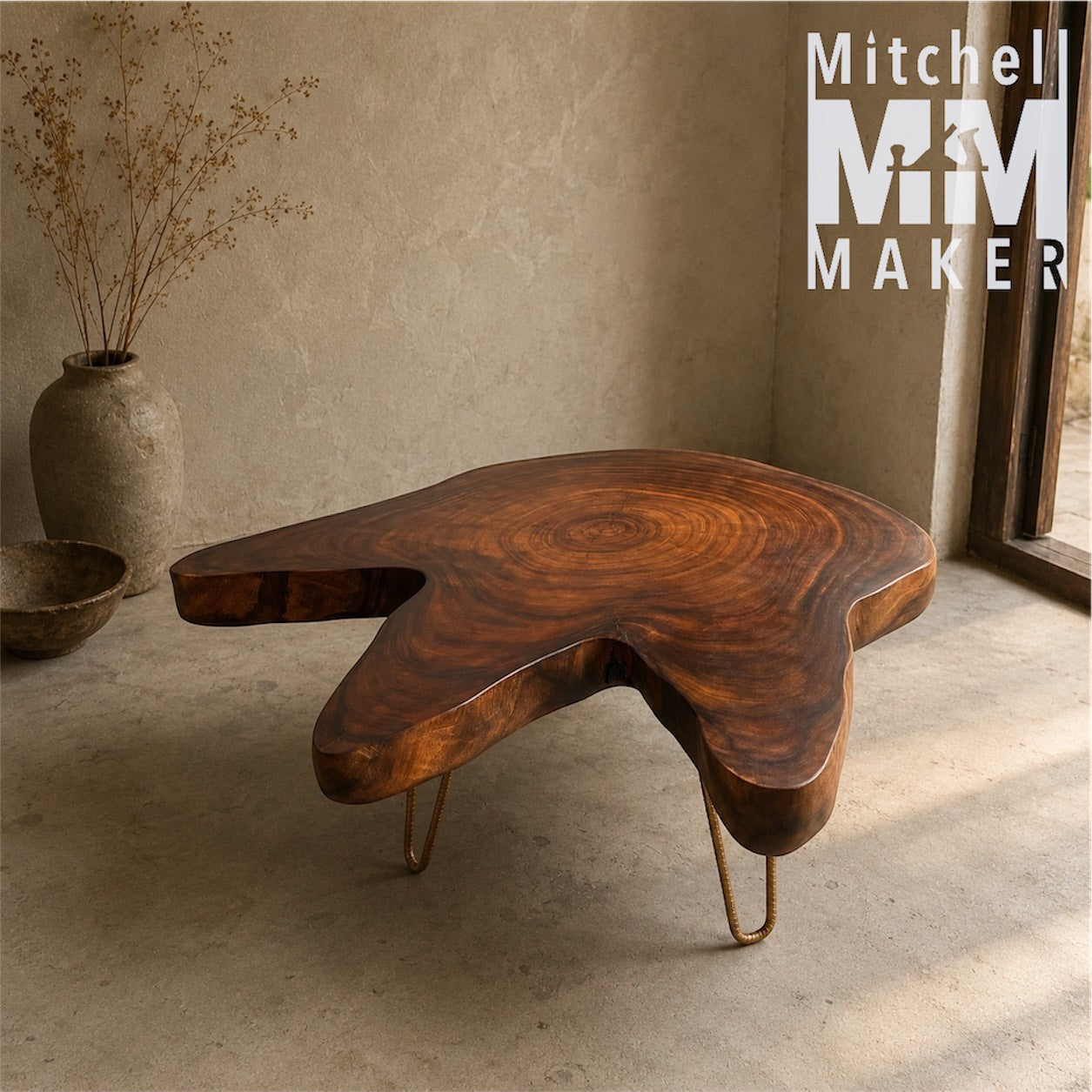 Organic End Grain Coffee Table
