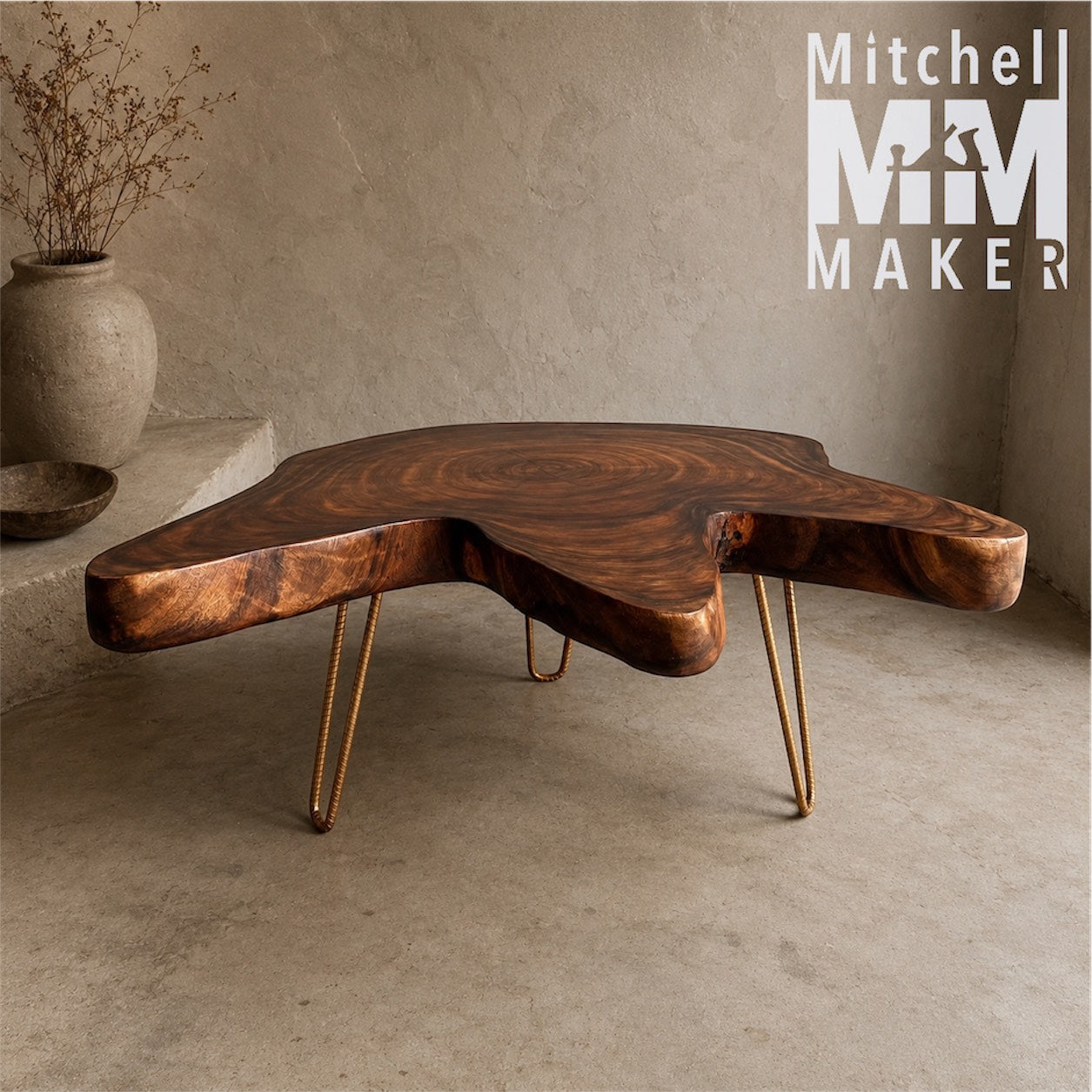 Organic End Grain Coffee Table
