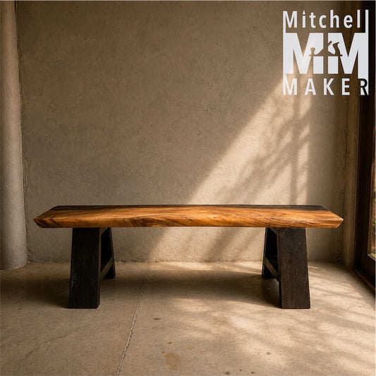Shou Sugi Ban Raintree Bench