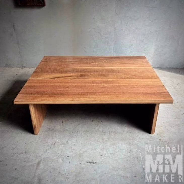 Low Reclaimed Hardwood Coffee Table / Kids Drawing Table