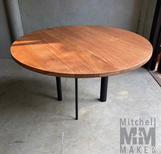 Handcrafted Round Solid Wood Table